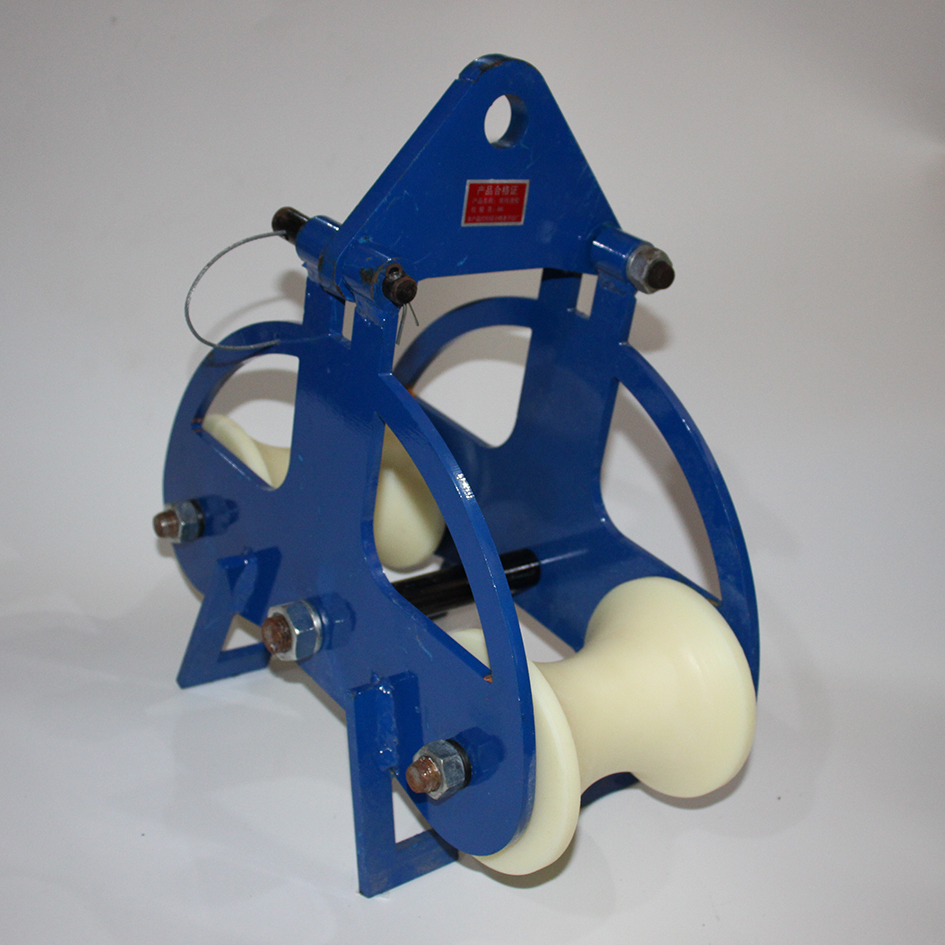 Double Wheel Ditch Corner Turn Cable Roller
